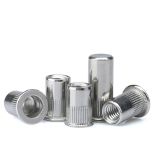 Blind Rivet Pcb Blind Nuts 304 Stainless Steel Blind m6 316 Stainless Steel m6 Nut Sert Riveted Nuts